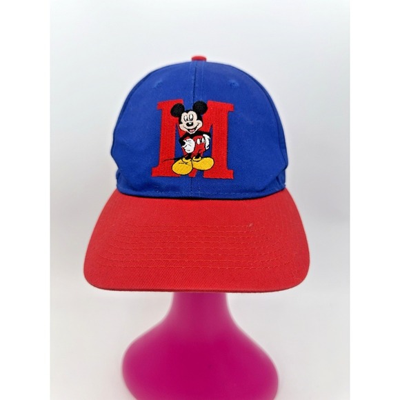 Disney Vintage Mickey Unlimited Baseball Cap Snapback OS Classic 90s Retro - Picture 1 of 7